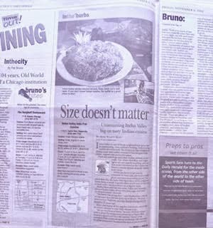 Saffron Indian Cuisine community recognition